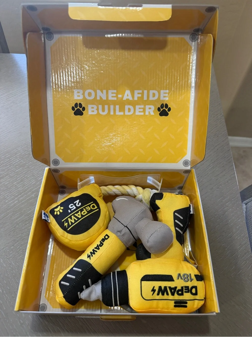 NEW DePAW Pawformance Tool Kit Dog Toy Gift Set w/Bandana – $28